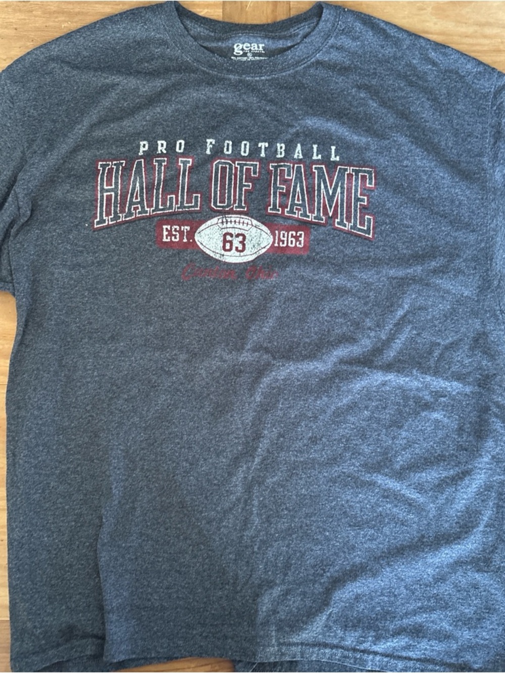 Gear For Sports Heather Charcoal Crewneck Tee - Black/Gray